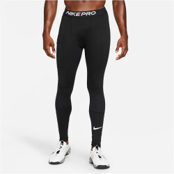NIKE Pro Warm Tights Herren 010 - black/white M