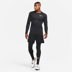 NIKE Pro Warm Tights Herren 010 - black/white M