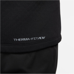 NIKE Therma-FIT ADV Strike Winter Warrior Fleece Fu&szlig;ball Trainingsjacke gef&uuml;ttert Herren 010 - black/reflective silv S