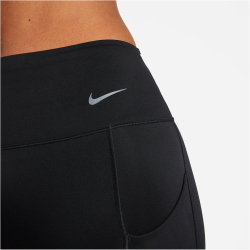 NIKE Dri-FIT Go Firm-Support Mid-Rise 7/8-Leggings mit Taschen Damen 010 - black/black XXS