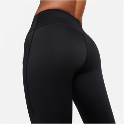 NIKE Dri-FIT Go Firm-Support Mid-Rise 7/8-Leggings mit Taschen Damen 010 - black/black XXS