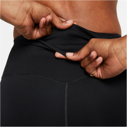 NIKE Dri-FIT Go Firm-Support Mid-Rise 7/8-Leggings mit Taschen Damen 010 - black/black XXS