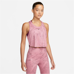NIKE One Dri-FIT Tanktop Damen 667 - desert berry/black S