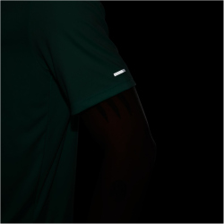NIKE Dri-FIT Run Division Miler kurzarm Laufshirt Herren 342 - green glow/reflective silv M