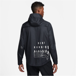 NIKE Storm-FIT Run Division Flash Laufjacke Herren 010 - black/reflective silv XXL
