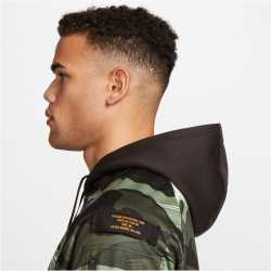 NIKE Therma-FIT Camouflage Fitness Hoodie Herren 220 - velvet brown/coconut milk S