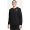 NIKE Dri-FIT D.Y.E. Fleece Fitness Sweatshirt Herren 010 - black/summit white M