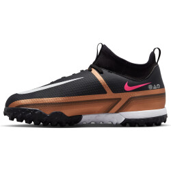 NIKE Jr. Phantom GT2 Academy Dynamic-FIT TF Turf Multinocken-Fußballschuhe Kinder 810 - metallic copper/metallic copper 37.5