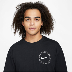 NIKE Basketball T-Shirt Herren 010 - black L