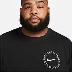 NIKE Basketball T-Shirt Herren 010 - black L