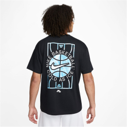 NIKE Basketball T-Shirt Herren 010 - black L