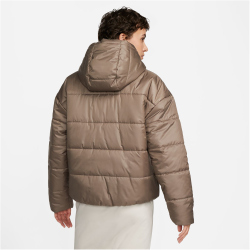 NIKE Sportswear Therma-FIT Repel Synthetic-Fill Kapuzenjacke Damen 040 - olive grey/black/black XL