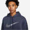 NIKE Sportswear Repeat Fleece Hoodie Herren 437 - thunder blue/mtlc cool grey XL