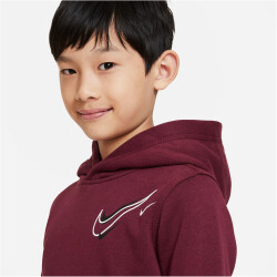 NIKE Sportswear Fleece Hoodie Jungen 638 - dark...