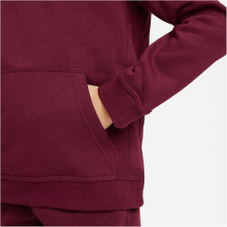 NIKE Sportswear Fleece Hoodie Jungen 638 - dark beetroot/black S (128-137 cm)