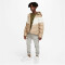 NIKE Sportswear Fleece Cargohose Jungen 064 - dk grey heather/rough green S (128-137 cm)