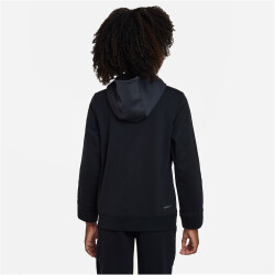 NIKE Sportswear Repeat Kapuzenjacke Jungen 010 - black/dk smoke grey/white S (128-137 cm)
