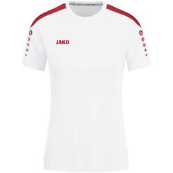 JAKO Power kurzarm Trikot Damen 004 - weiß/rot 34