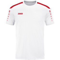JAKO Power kurzarm Trikot Herren 004 - weiß/rot XXL