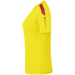 JAKO Power kurzarm Trikot Damen 302 - citro/rot 34