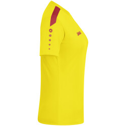 JAKO Power kurzarm Trikot Damen 302 - citro/rot 34