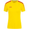 JAKO Power kurzarm Trikot Damen 302 - citro/rot 34