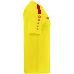 JAKO Power kurzarm Trikot Kinder 302 - citro/rot 116