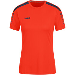JAKO Power kurzarm Trikot Damen 375 - flame/marine 40