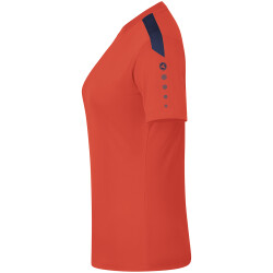 JAKO Power kurzarm Trikot Damen 375 - flame/marine 40