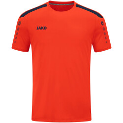 JAKO Power kurzarm Trikot Herren 375 - flame/marine XXL