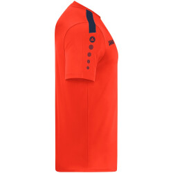 JAKO Power kurzarm Trikot Herren 375 - flame/marine 3XL