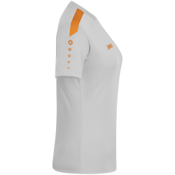 JAKO Power kurzarm Trikot Damen 846 - soft grey/neonorange 34