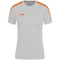 JAKO Power kurzarm Trikot Damen 846 - soft grey/neonorange 34