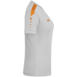 JAKO Power kurzarm Trikot Damen 846 - soft grey/neonorange 44