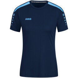 JAKO Power kurzarm Trikot Damen 910 - marine/skyblue 34