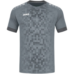 JAKO Pixel kurzarm Trikot Herren 840 - steingrau XL