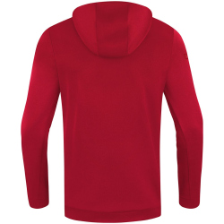 JAKO Pro Casual Zip-Hoodie Damen 141 - chili rot 34