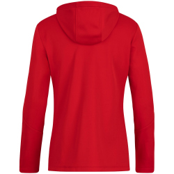 JAKO Power Kapuzenjacke Damen 100 - rot 34