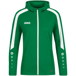 JAKO Power Kapuzenjacke Damen 200 - sportgrün 34