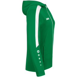 JAKO Power Kapuzenjacke Damen 200 - sportgr&uuml;n 34