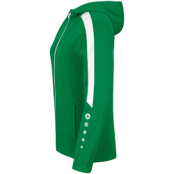 JAKO Power Kapuzenjacke Damen 200 - sportgr&uuml;n 34