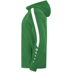 JAKO Power Kapuzenjacke Kinder 200 - sportgrün 128