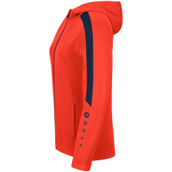 JAKO Power Kapuzenjacke Damen 375 - flame/marine 34