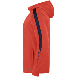 JAKO Power Kapuzenjacke Damen 375 - flame/marine 34