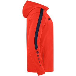 JAKO Power Kapuzenjacke Damen 375 - flame/marine 34