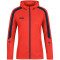 JAKO Power Kapuzenjacke Damen 375 - flame/marine 34