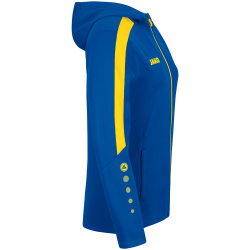 JAKO Power Kapuzenjacke Damen 404 - royal/citro 34