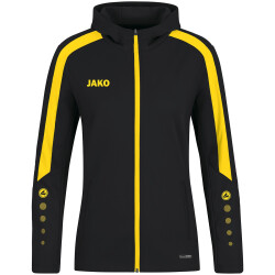 JAKO Power Kapuzenjacke Damen 803 - schwarz/citro 34
