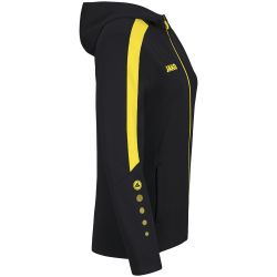 JAKO Power Kapuzenjacke Damen 803 - schwarz/citro 34