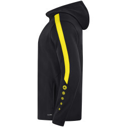 JAKO Power Kapuzenjacke Herren 803 - schwarz/citro XL
